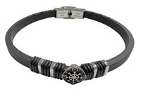 Bracciale Domar Uomo Bracciale acciaio in Acciaio BR 6935